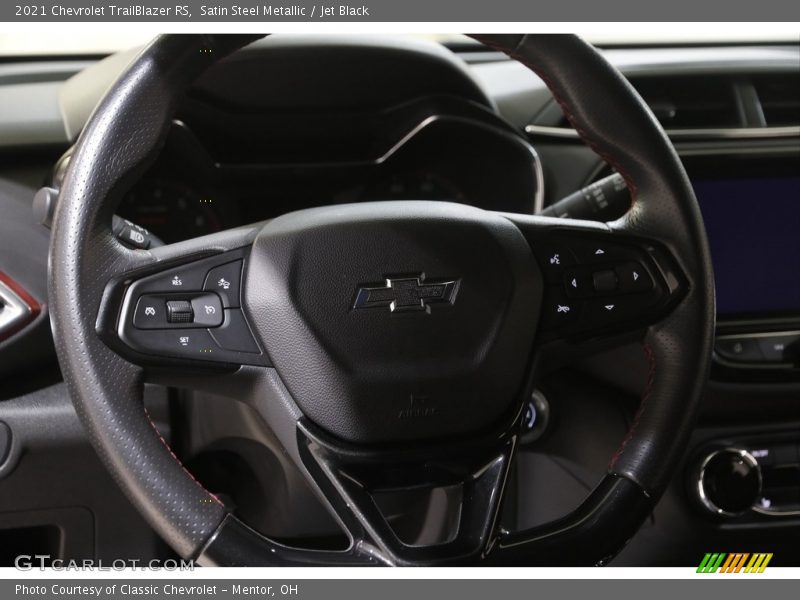 Satin Steel Metallic / Jet Black 2021 Chevrolet TrailBlazer RS