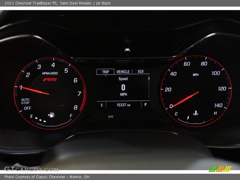  2021 TrailBlazer RS RS Gauges