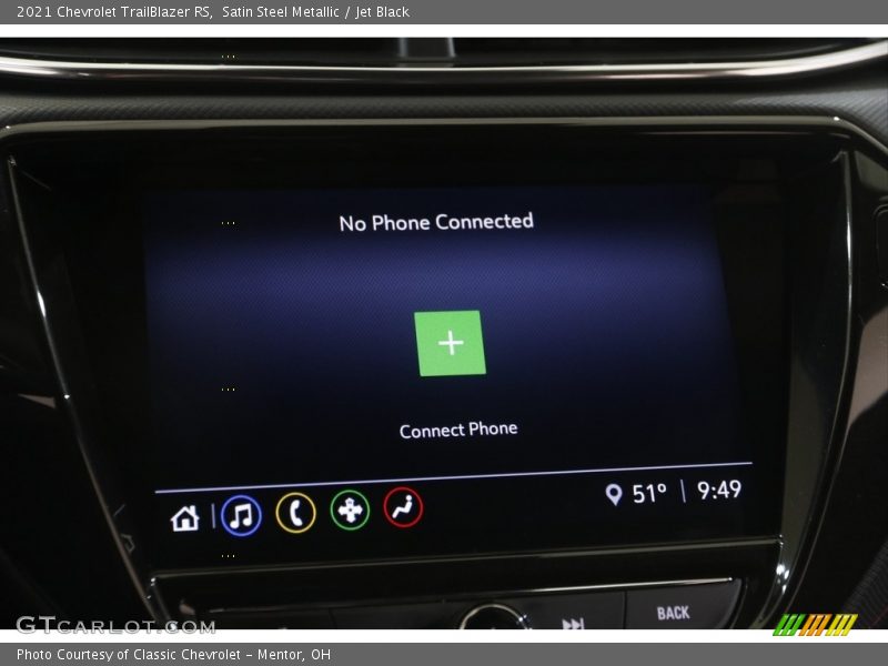 Satin Steel Metallic / Jet Black 2021 Chevrolet TrailBlazer RS