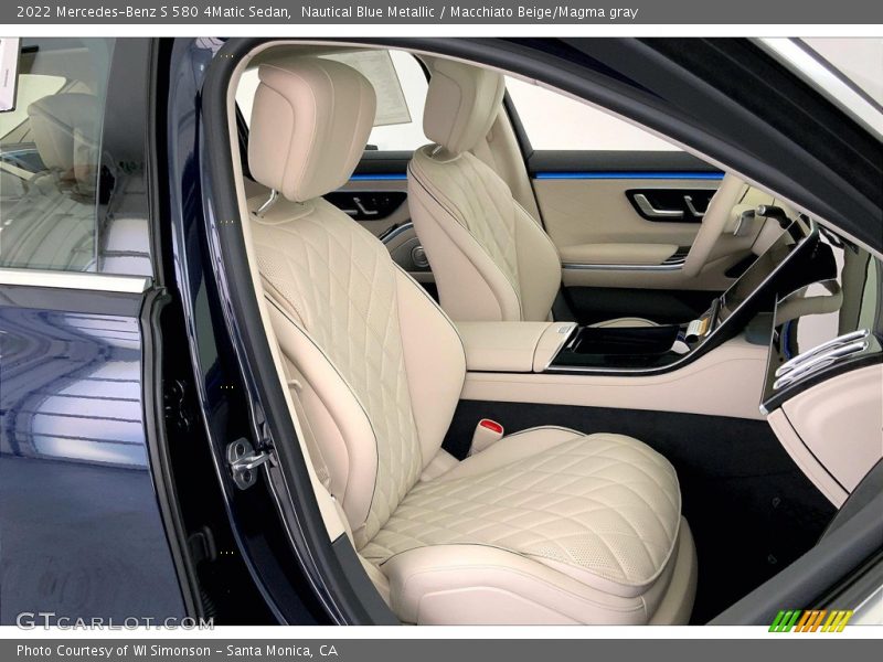 Front Seat of 2022 S 580 4Matic Sedan