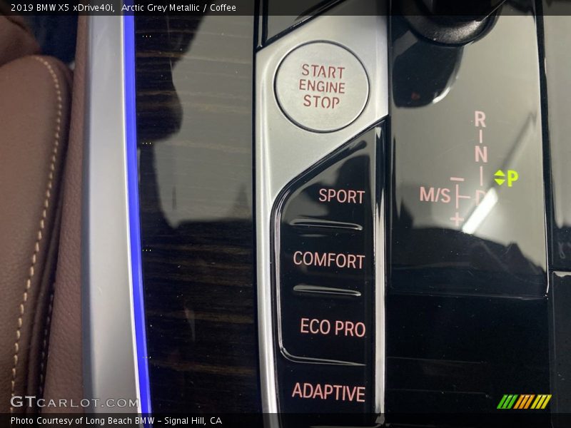 Arctic Grey Metallic / Coffee 2019 BMW X5 xDrive40i