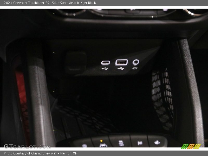 Satin Steel Metallic / Jet Black 2021 Chevrolet TrailBlazer RS