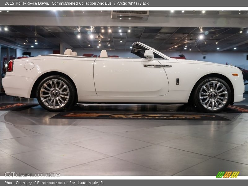 Commissioned Collection Andalusi / Arctic White/Black 2019 Rolls-Royce Dawn