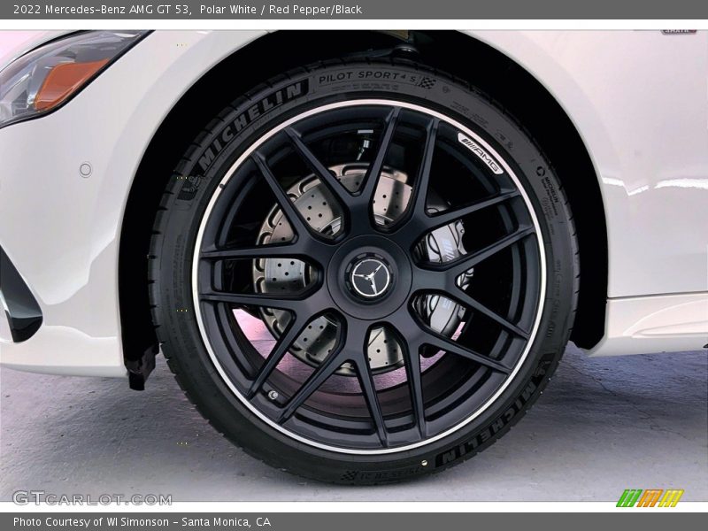 Polar White / Red Pepper/Black 2022 Mercedes-Benz AMG GT 53