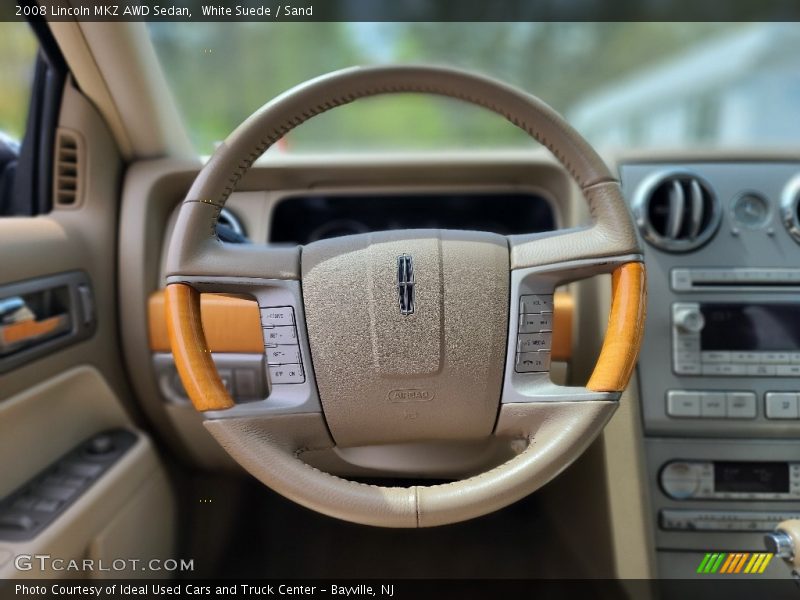 White Suede / Sand 2008 Lincoln MKZ AWD Sedan