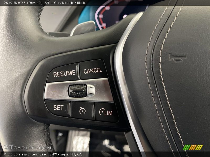 Arctic Grey Metallic / Black 2019 BMW X5 xDrive40i