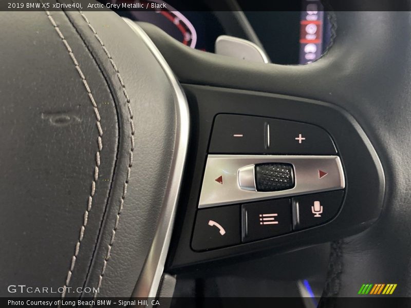 Arctic Grey Metallic / Black 2019 BMW X5 xDrive40i