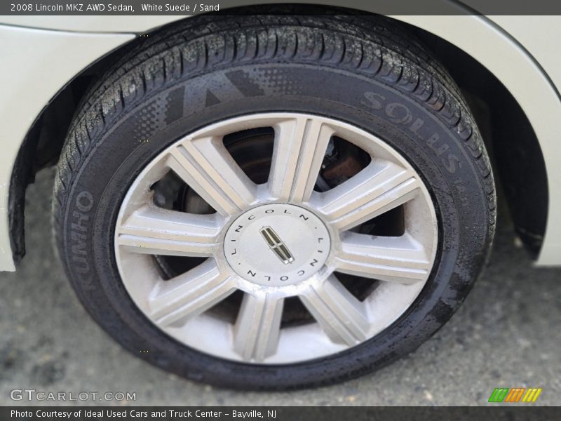 White Suede / Sand 2008 Lincoln MKZ AWD Sedan