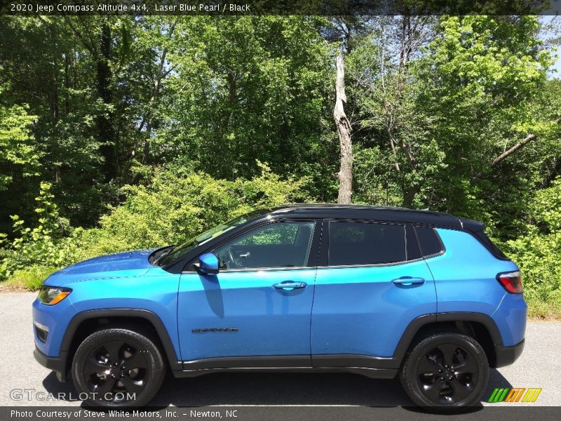 Laser Blue Pearl / Black 2020 Jeep Compass Altitude 4x4