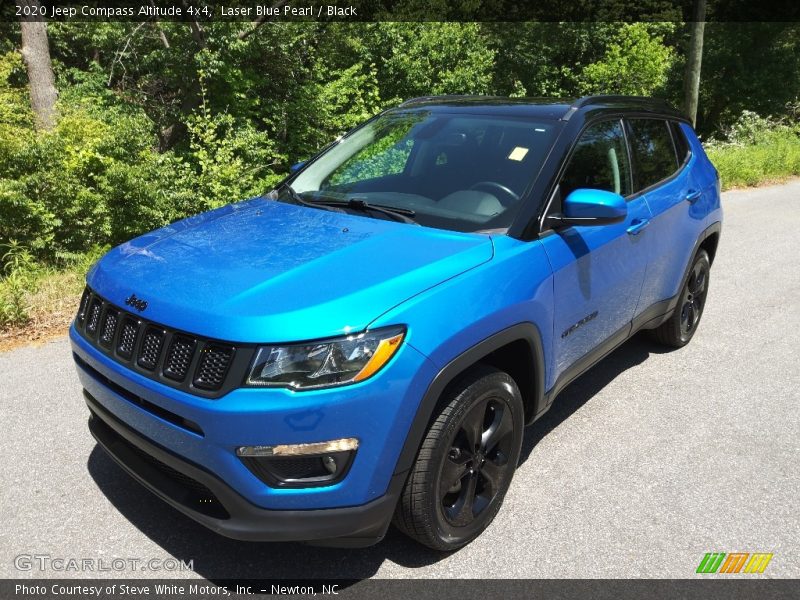 Laser Blue Pearl / Black 2020 Jeep Compass Altitude 4x4
