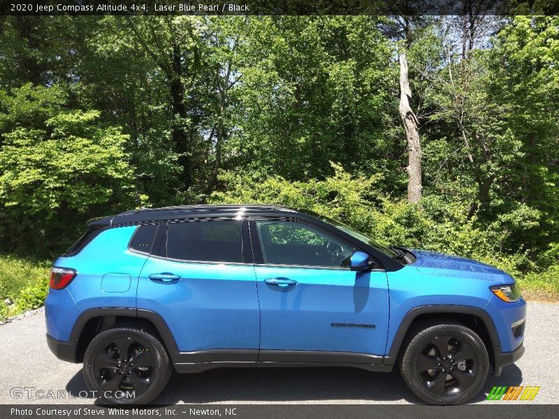 Laser Blue Pearl / Black 2020 Jeep Compass Altitude 4x4