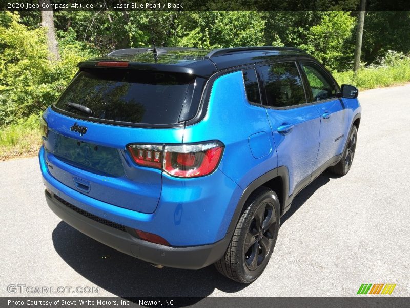 Laser Blue Pearl / Black 2020 Jeep Compass Altitude 4x4