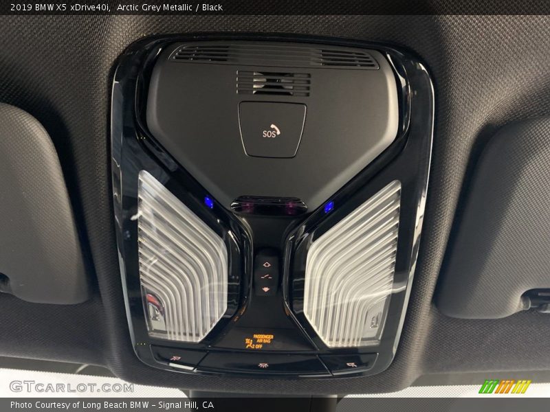 Arctic Grey Metallic / Black 2019 BMW X5 xDrive40i