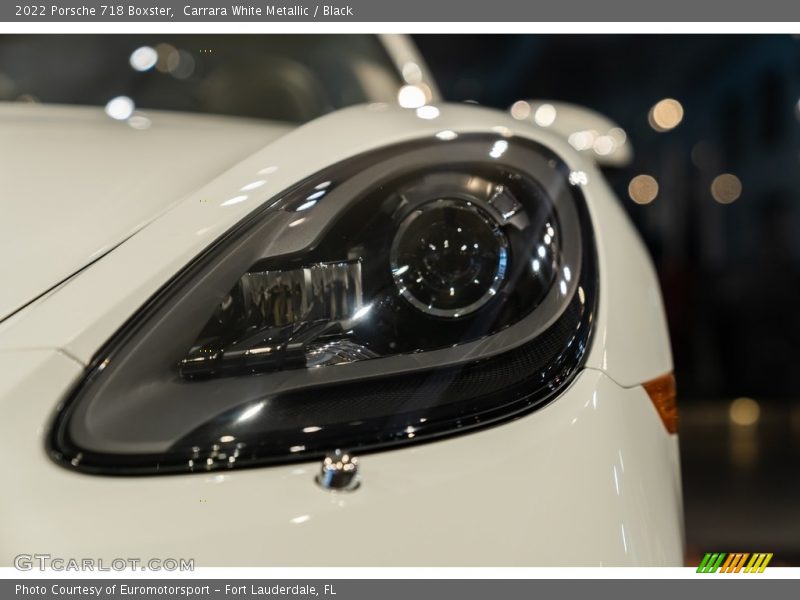 Carrara White Metallic / Black 2022 Porsche 718 Boxster