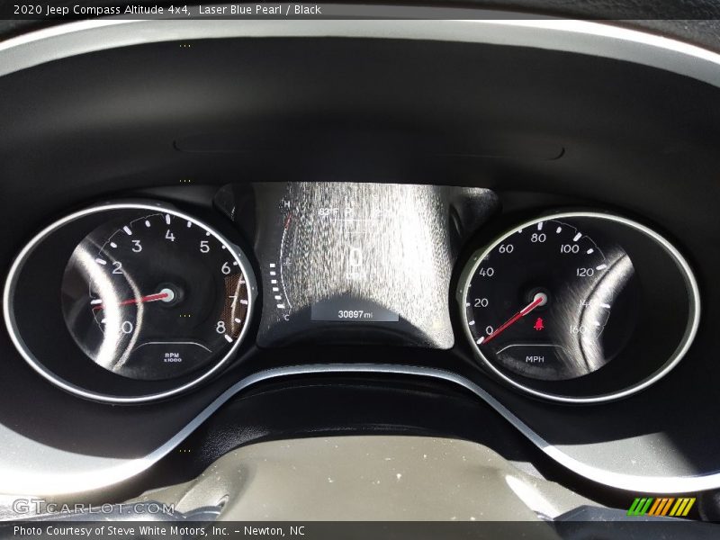 Laser Blue Pearl / Black 2020 Jeep Compass Altitude 4x4