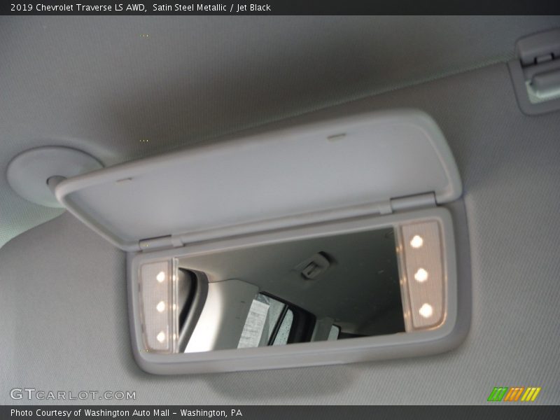 Satin Steel Metallic / Jet Black 2019 Chevrolet Traverse LS AWD