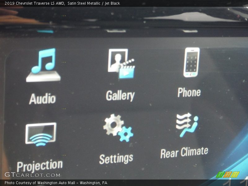 Satin Steel Metallic / Jet Black 2019 Chevrolet Traverse LS AWD