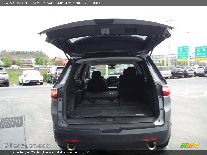 Satin Steel Metallic / Jet Black 2019 Chevrolet Traverse LS AWD