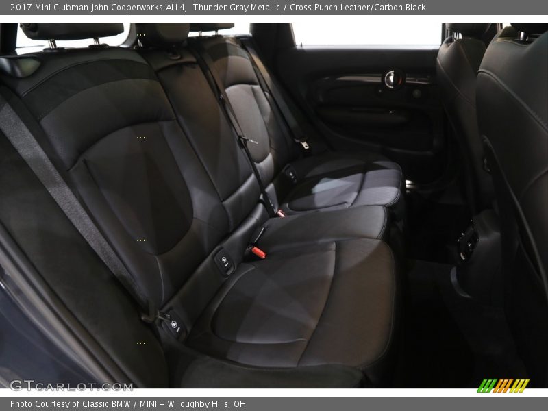 Thunder Gray Metallic / Cross Punch Leather/Carbon Black 2017 Mini Clubman John Cooperworks ALL4