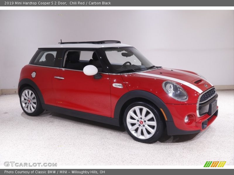 Chili Red / Carbon Black 2019 Mini Hardtop Cooper S 2 Door