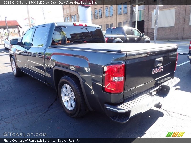 Dark Slate Metallic / Jet Black 2018 GMC Sierra 1500 SLE Crew Cab