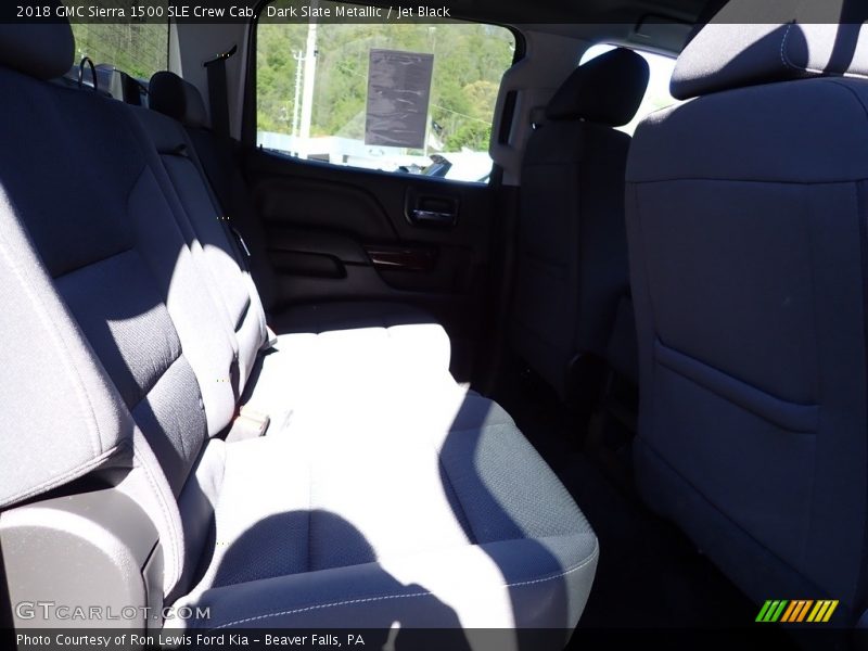 Dark Slate Metallic / Jet Black 2018 GMC Sierra 1500 SLE Crew Cab