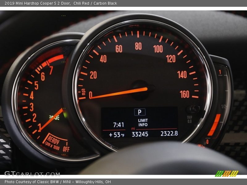 Chili Red / Carbon Black 2019 Mini Hardtop Cooper S 2 Door