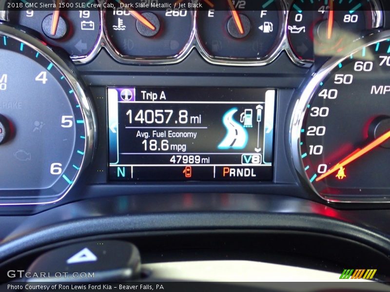  2018 Sierra 1500 SLE Crew Cab SLE Crew Cab Gauges