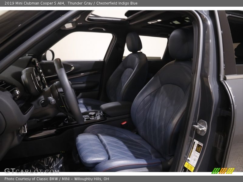 Thunder Gray / Chesterfield Indigo Blue 2019 Mini Clubman Cooper S All4