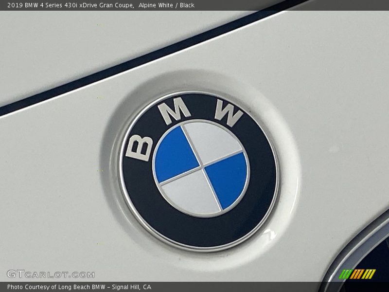 Alpine White / Black 2019 BMW 4 Series 430i xDrive Gran Coupe