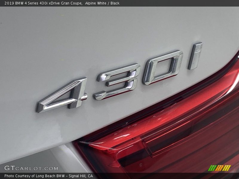 Alpine White / Black 2019 BMW 4 Series 430i xDrive Gran Coupe