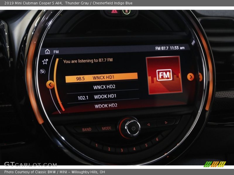 Thunder Gray / Chesterfield Indigo Blue 2019 Mini Clubman Cooper S All4
