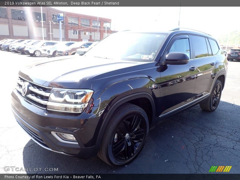 Deep Black Pearl / Shetland 2019 Volkswagen Atlas SEL 4Motion