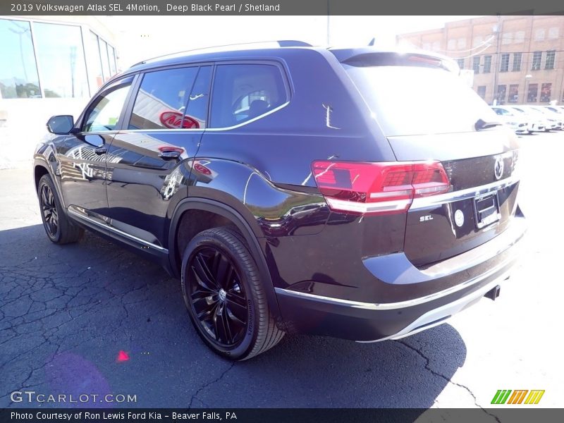 Deep Black Pearl / Shetland 2019 Volkswagen Atlas SEL 4Motion