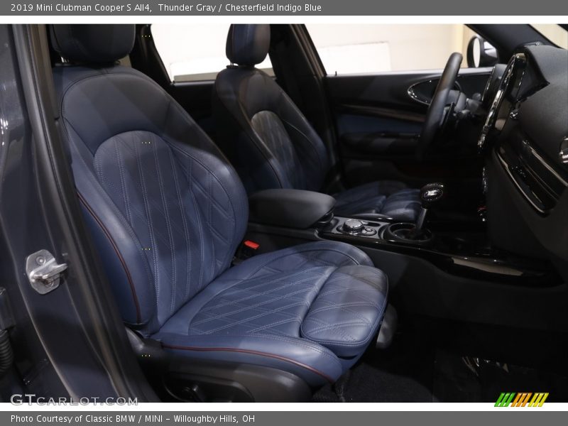Thunder Gray / Chesterfield Indigo Blue 2019 Mini Clubman Cooper S All4