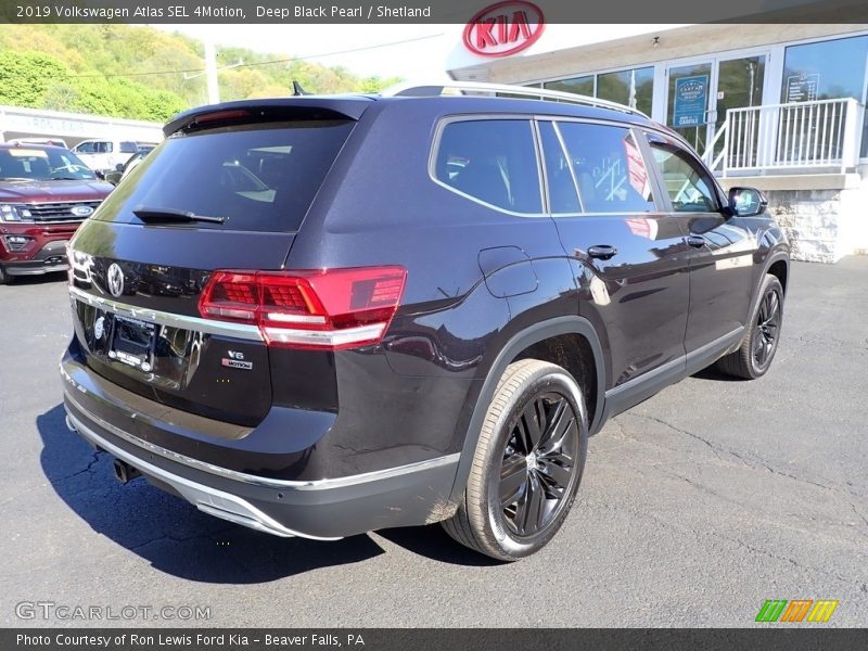 Deep Black Pearl / Shetland 2019 Volkswagen Atlas SEL 4Motion