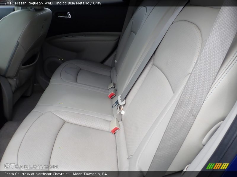 Indigo Blue Metallic / Gray 2011 Nissan Rogue SV AWD