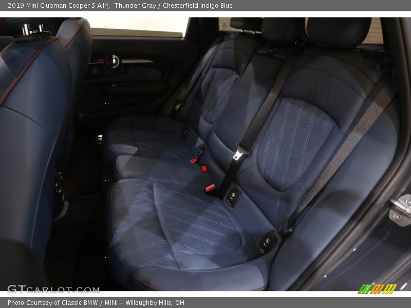 Thunder Gray / Chesterfield Indigo Blue 2019 Mini Clubman Cooper S All4