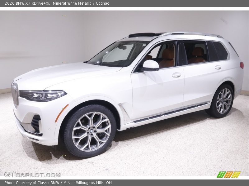 Mineral White Metallic / Cognac 2020 BMW X7 xDrive40i