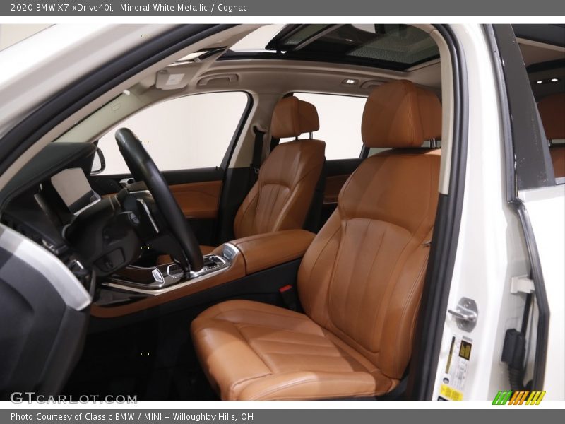 Mineral White Metallic / Cognac 2020 BMW X7 xDrive40i