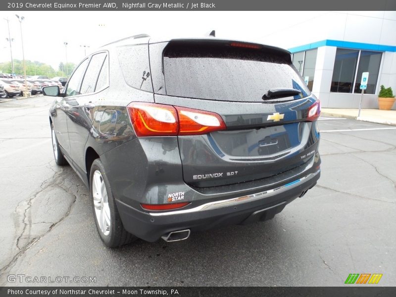 Nightfall Gray Metallic / Jet Black 2019 Chevrolet Equinox Premier AWD