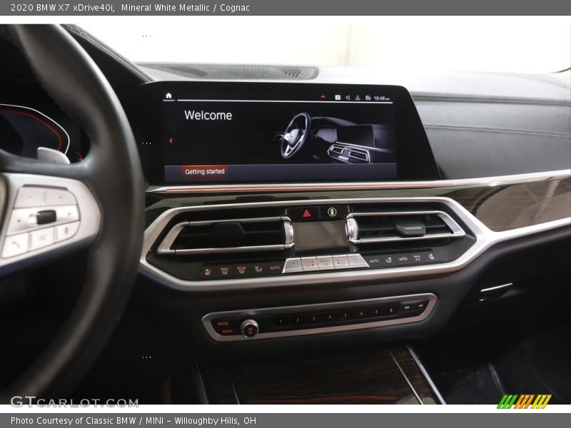 Mineral White Metallic / Cognac 2020 BMW X7 xDrive40i