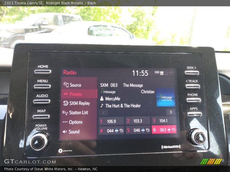 Midnight Black Metallic / Black 2021 Toyota Camry SE