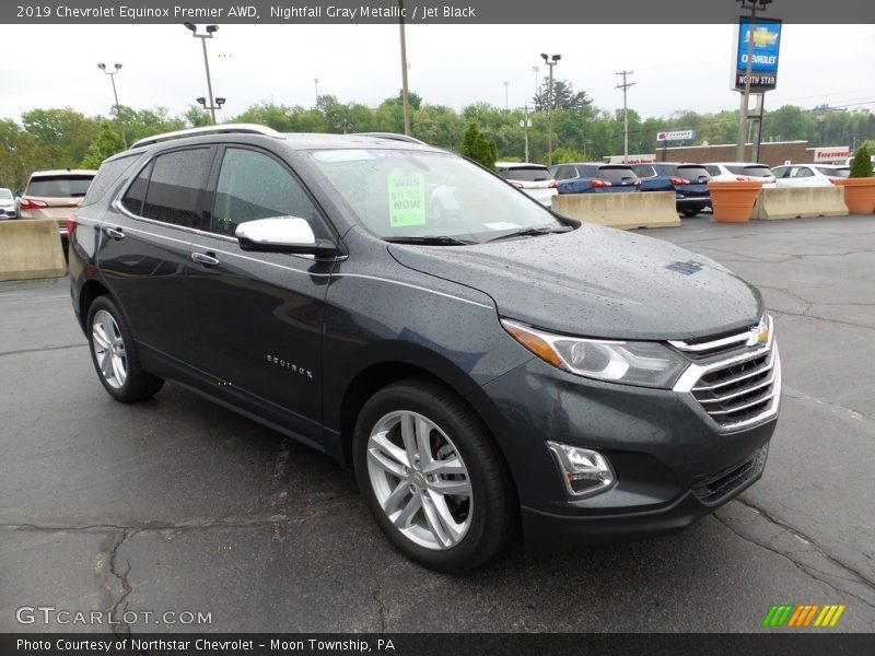 Nightfall Gray Metallic / Jet Black 2019 Chevrolet Equinox Premier AWD