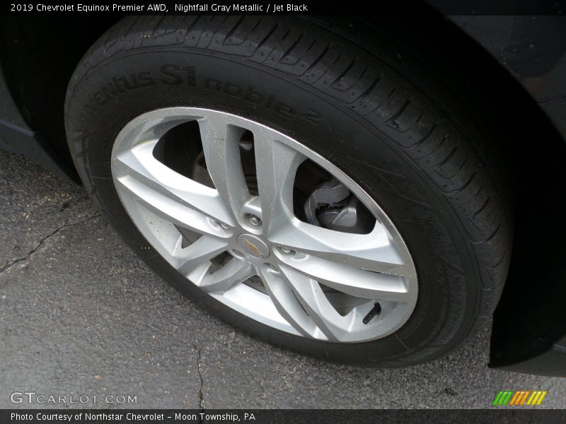 Nightfall Gray Metallic / Jet Black 2019 Chevrolet Equinox Premier AWD