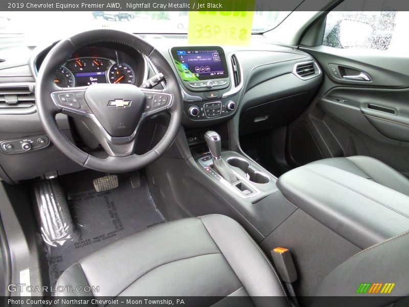 Nightfall Gray Metallic / Jet Black 2019 Chevrolet Equinox Premier AWD