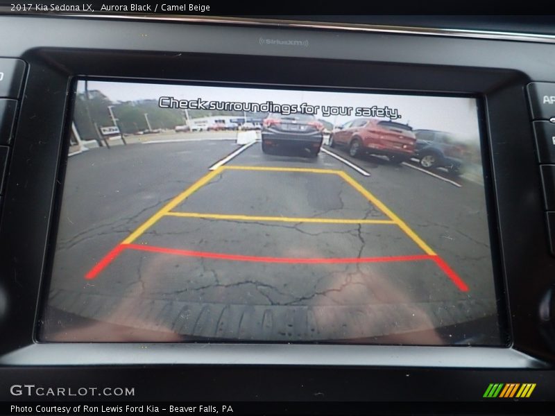 Aurora Black / Camel Beige 2017 Kia Sedona LX