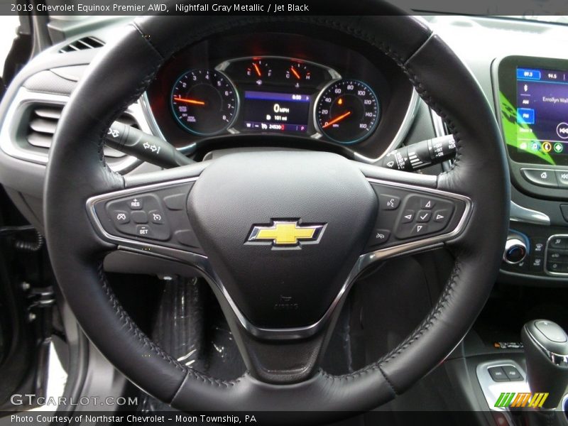 Nightfall Gray Metallic / Jet Black 2019 Chevrolet Equinox Premier AWD