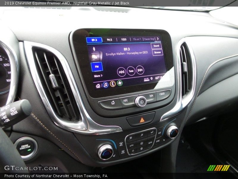 Nightfall Gray Metallic / Jet Black 2019 Chevrolet Equinox Premier AWD