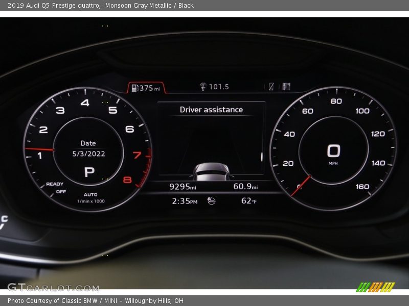 Monsoon Gray Metallic / Black 2019 Audi Q5 Prestige quattro